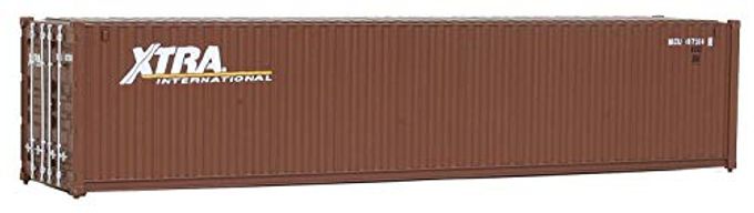 Walthers SceneMaster HO Scale Model of Xtra (Brown, White) 40' Corrugated Container,949-8154 - Image 4