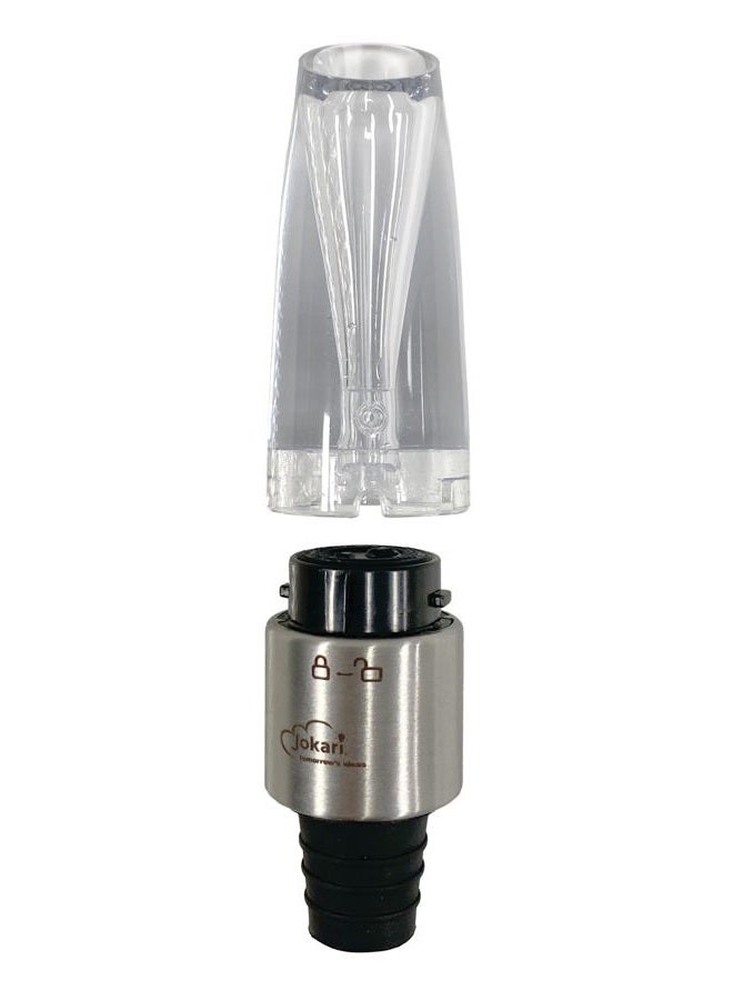 Jokari Premium 2 in 1 Wine Stopper and Detachable Aerator for Drip-Free Pouring and Enhanced Flavor. Water Tight Leakproof Design for Freshness. Perfect Wine Accessory Gift (1) - Image 2