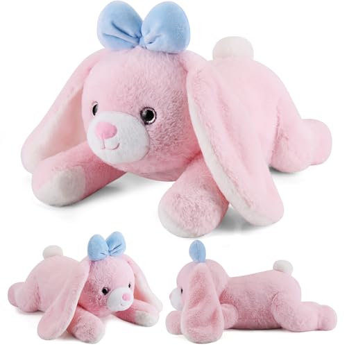 gnomantic Bunny Weighted Stuffed Animals 12 Inch 10 Pounds Weighted Plushies Rabbit Small Plush Bunny Stuffed Animals Pillow Cute Plush Toys Gifts for Kids Adults - Image 1