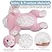gnomantic Bunny Weighted Stuffed Animals 12 Inch 10 Pounds Weighted Plushies Rabbit Small Plush Bunny Stuffed Animals Pillow Cute Plush Toys Gifts for Kids Adults - Image 4