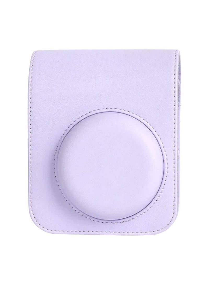 Case for Fujifilm Instax Mini 12 Camera PU Leather Instant Camera Cover with Adjustable Strap Designed Cover for Fujifilm Instax Mini 12 Instant Camera Bag  - Image 2