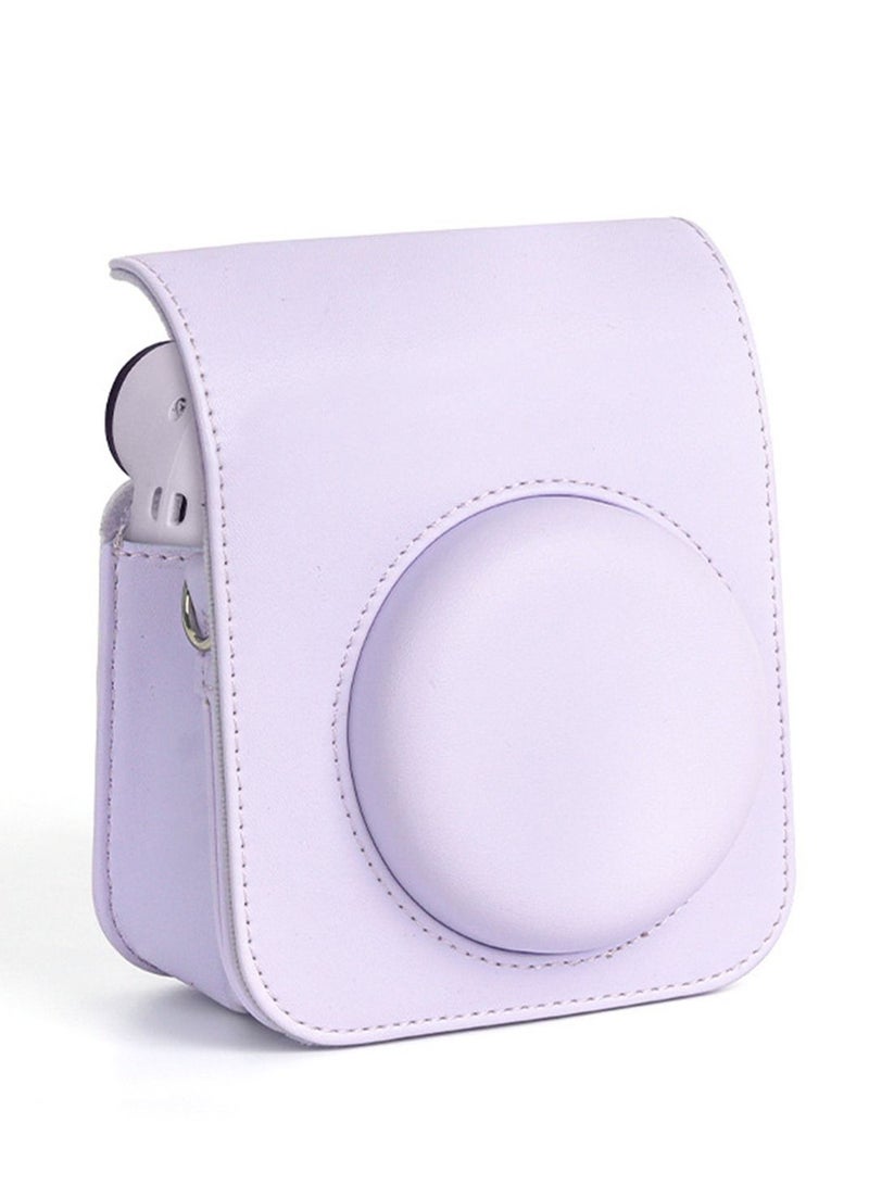 Case for Fujifilm Instax Mini 12 Camera PU Leather Instant Camera Cover with Adjustable Strap Designed Cover for Fujifilm Instax Mini 12 Instant Camera Bag  - Image 3
