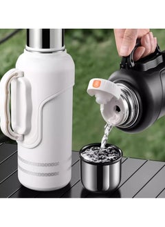 TYCOM Thermal Insulated Water Bottle 1000 ML 316 Stainless Steel Double Wall Vacuum insulated Water Bottles for Hot Cold Water Gym Bottle Flask Bottle Side Handle  - Image 4