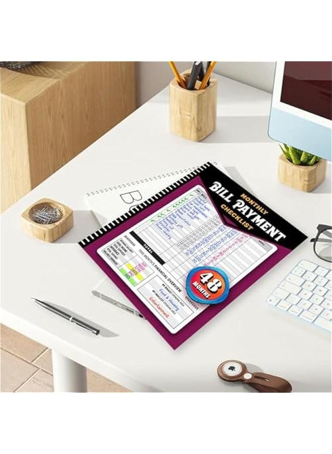 Generic Guide Budgeting Organizer Notebook - Money Organizer for Family Log Book | Bill Payment Checklist | Family Budget Management Book | Bill Payment Log Book | Monthly Bill Payment Checklist | Log Book  - Image 4