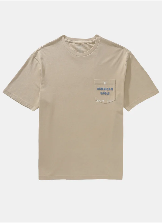 American Eagle AE Elevated Logo Graphic T-Shirt
