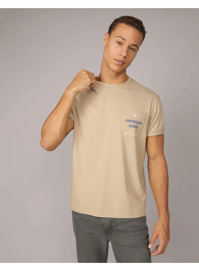 American Eagle AE Elevated Logo Graphic T-Shirt