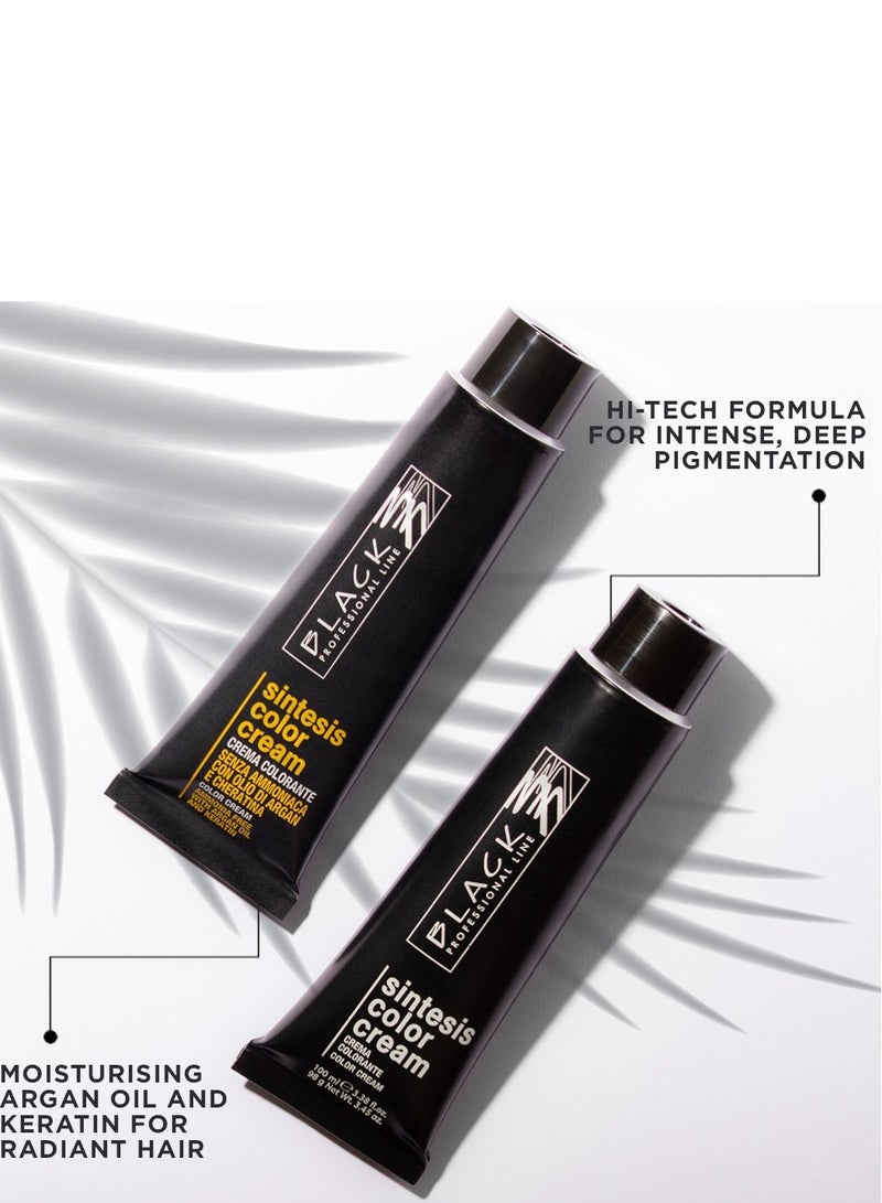 Black Professional Line Sintesis Ruby Hair Color Cream 7.60 – Permanent Color 100ml - Image 5