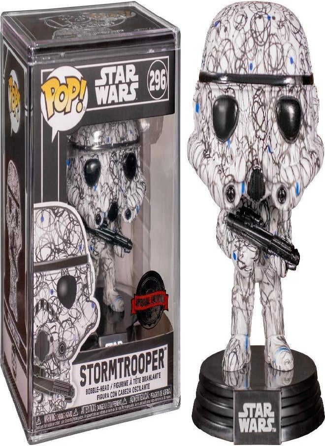 POP! POP 2020 Exclusive Star Wars #296 Futura Stormtrooper  - Image 2