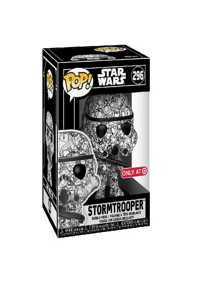 POP! POP 2020 Exclusive Star Wars #296 Futura Stormtrooper  - Image 3