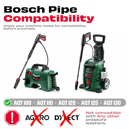 JPT Ultra Heavy-Duty 15Mtr High Pressure Hose Pipe Compatible with Bosch AQT/Aquatak 100, 110, 120, 125 & 130 Series | B.P Upto 450 Bars | Premium PVC + PE Layers & Reinforced Braid - Image 2