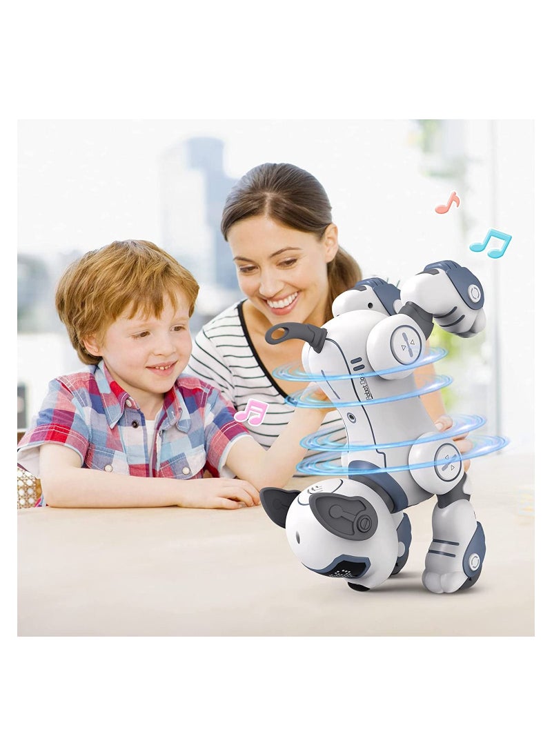 Generic - Remote Control Robot Dog Toy Programmable Smart Robot Dog for Kid Interactive Dancing Walking Singing Stunt Robot Dog Educational Toy Birthday Party Gift - Image 1