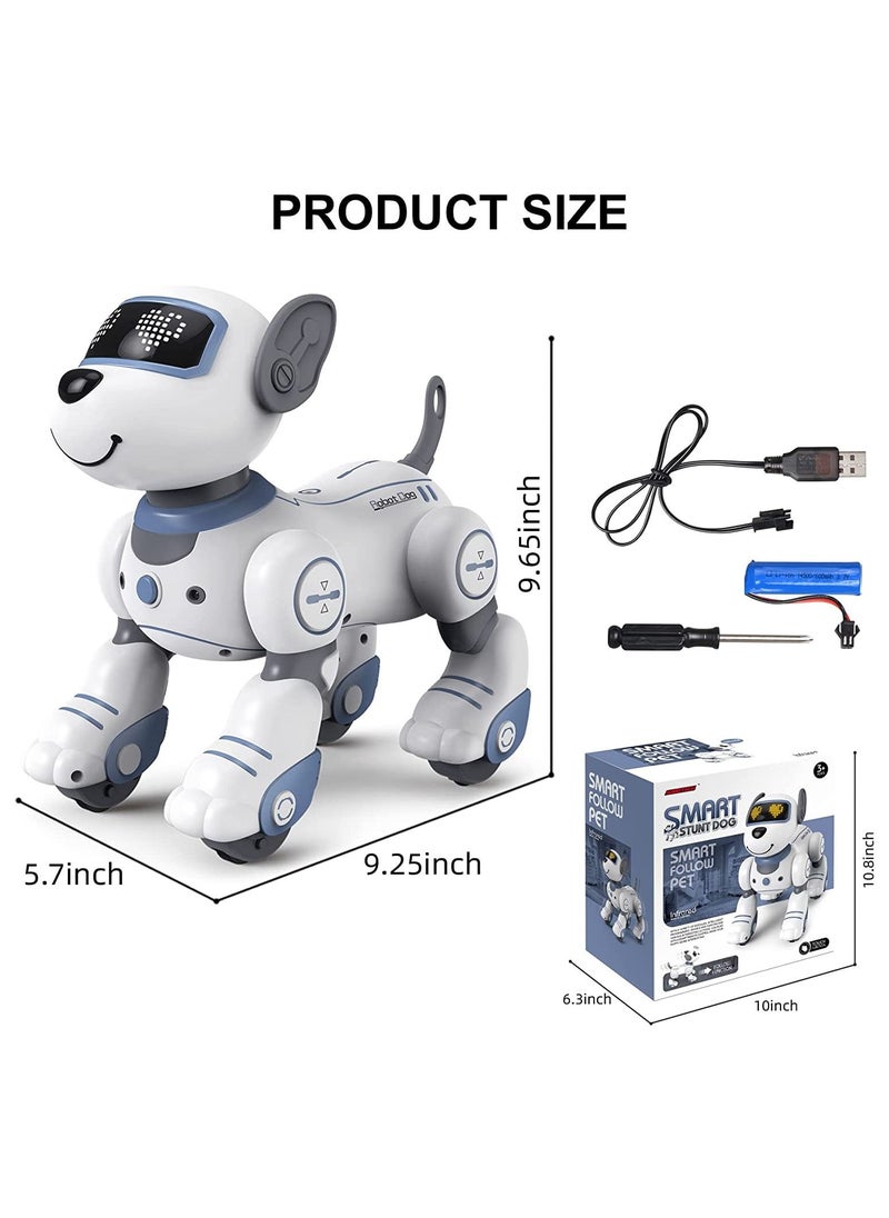 Generic - Remote Control Robot Dog Toy Programmable Smart Robot Dog for Kid Interactive Dancing Walking Singing Stunt Robot Dog Educational Toy Birthday Party Gift - Image 1