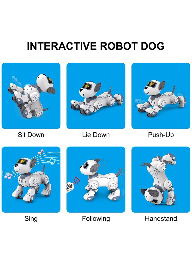 Generic - Remote Control Robot Dog Toy Programmable Smart Robot Dog for Kid Interactive Dancing Walking Singing Stunt Robot Dog Educational Toy Birthday Party Gift - Image 1