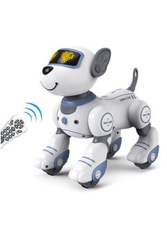 Remote Control Robot Dog Toy Programmable Smart Robot Dog for Kid Interactive Dancing Walking Singing Stunt Robot Dog Educational Toy Birthday Party Gift