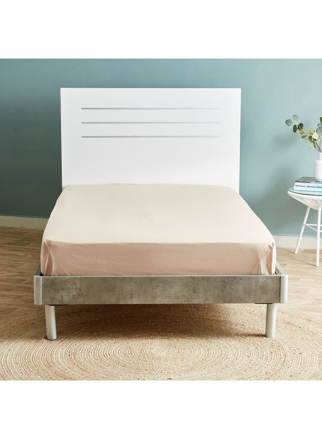 Home Box Ballina Solid Cotton Twin Flat Sheet 260 x 170 cm  - Image 2