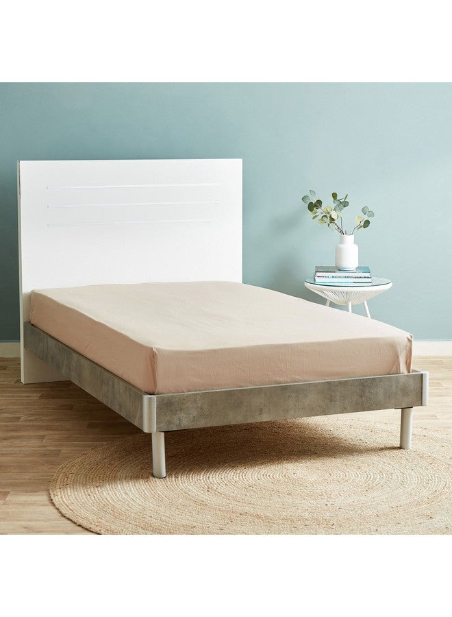 Home Box Ballina Solid Cotton Twin Flat Sheet 260 x 170 cm  - Image 1