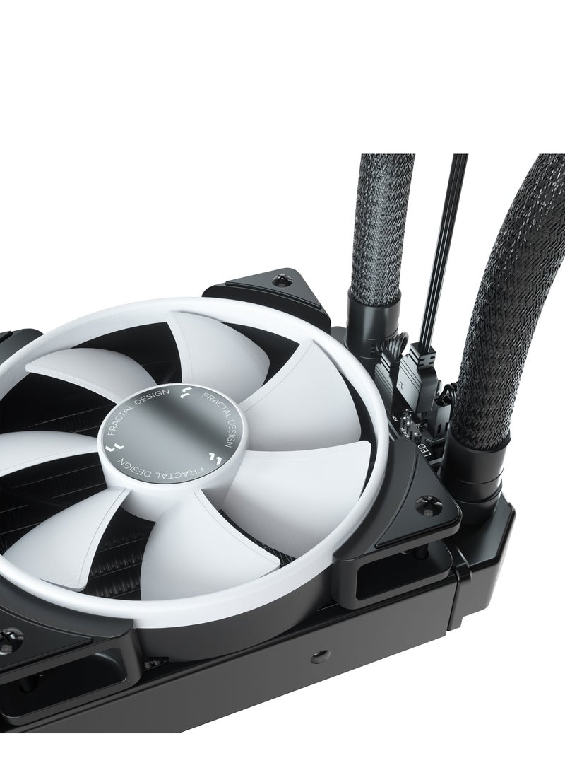 Fractal Design Fractal Design Celsius+ S24 Prisma PWM ARGB 85.71 240mm Silent Performance Slim Radiator CFM Liquid CPU Cooler | FD-W-2-S2402  - Image 3