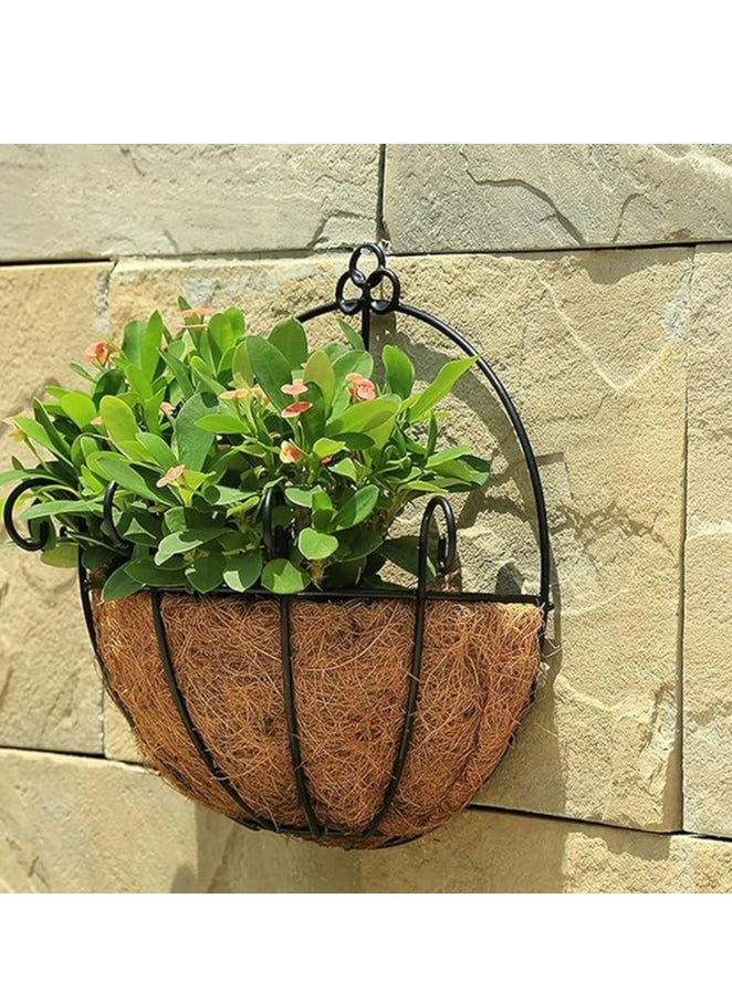 HOME TASTE TOMSUN Wall Hanging Planters Wall-Mounted Planter Ideal for Balconies, Gardens, and Indoor Spaces  - Image 1