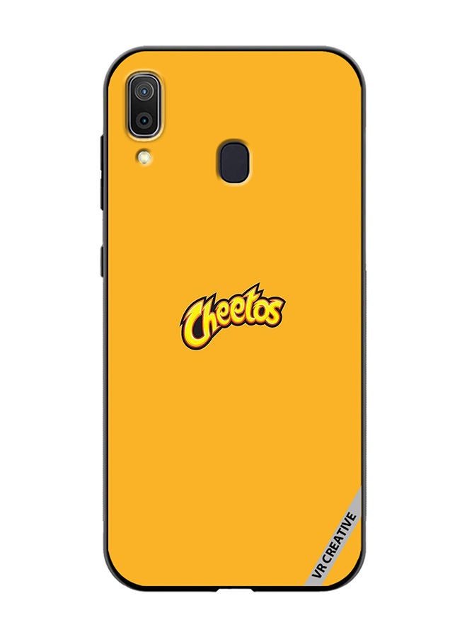 VR CREATIVE Protective Case Cover For Samsung Galaxy A30 Cheetos Design Multicolour - Image 1