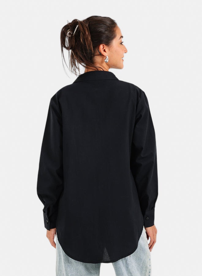 Carina Asymetrical Hem Shirt - Image 4