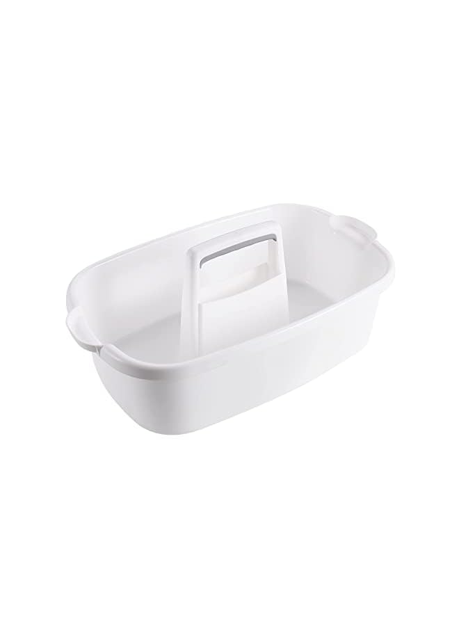 IAF Plastic Storage Basket Portable Shower Caddy Tote Organizer Basket with Handle for Bathroom, Bedroom, Kitchen, College Dorm, Garden, Garage, Tool, Cleaning Supplies - Image 2