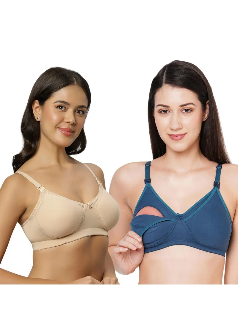 TUMMY  Cotton Maternity Postpartum Without Underwire Nursing Bra for Breastfeeding for Women | Best Price UAE
