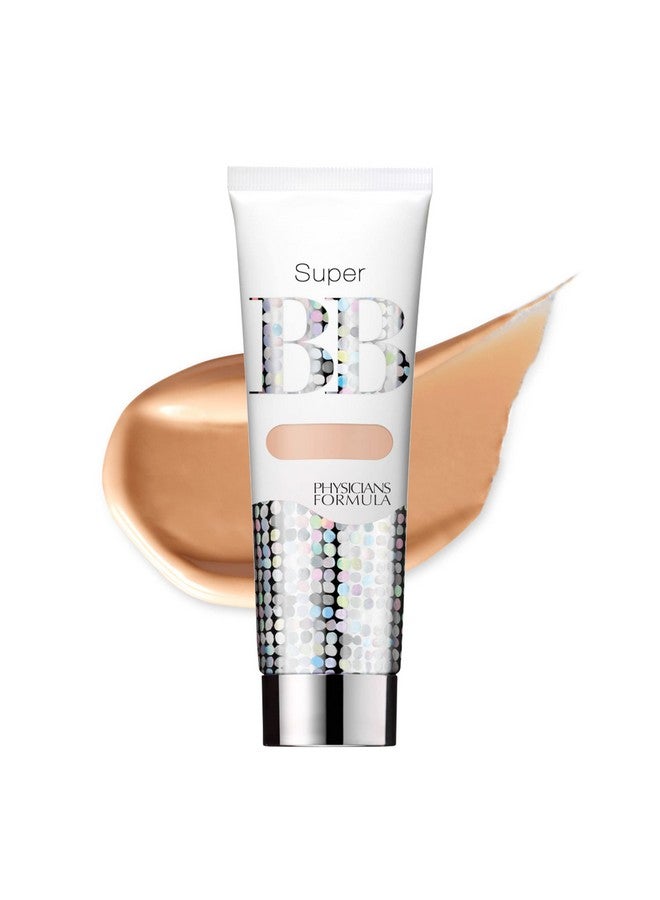Physicians Formula Super BB Cream. All in 1 Tinted Beauty Balm Foundation Cream, Sheer Moisturizing Coverage, Cruelty Free Light/Medium - Image 1