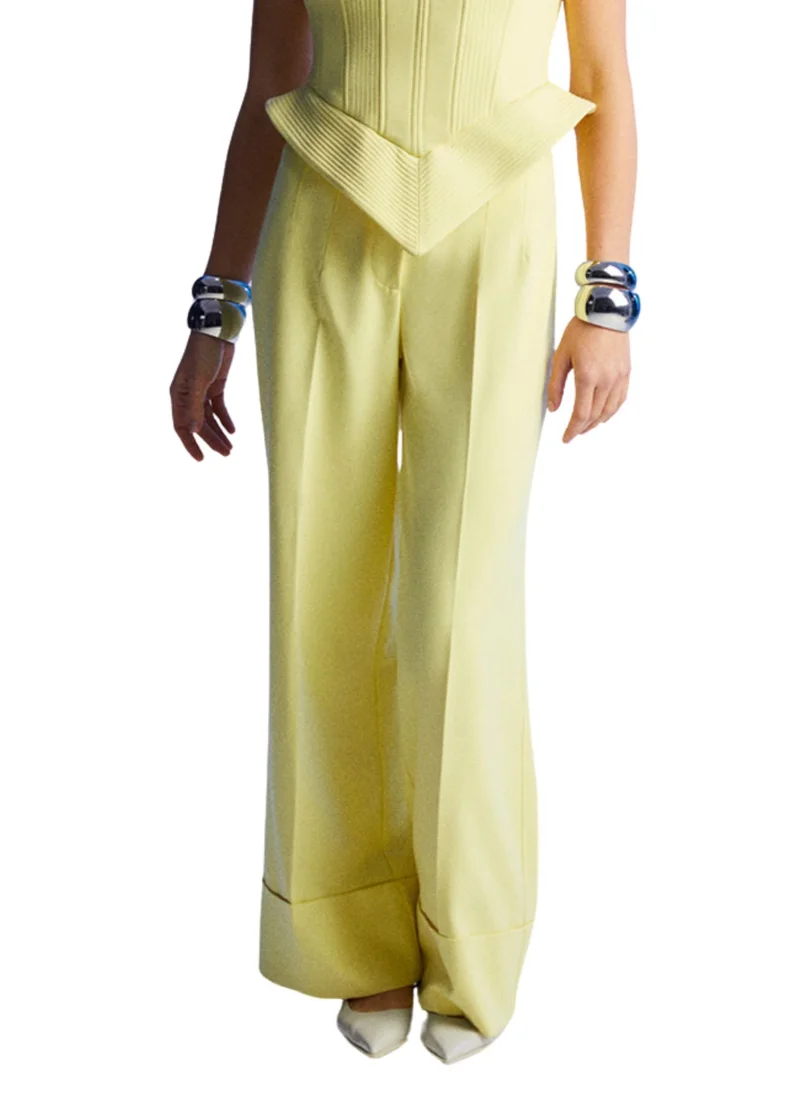 Nocturne High Waist Palazzo Trousers