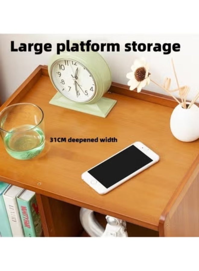 Beauenty Nightstand, End Table with Drawers, Side Table with Storage, Simple Bedside Table, Modern Small Accent Table for Living Room Bedroom - Image 4