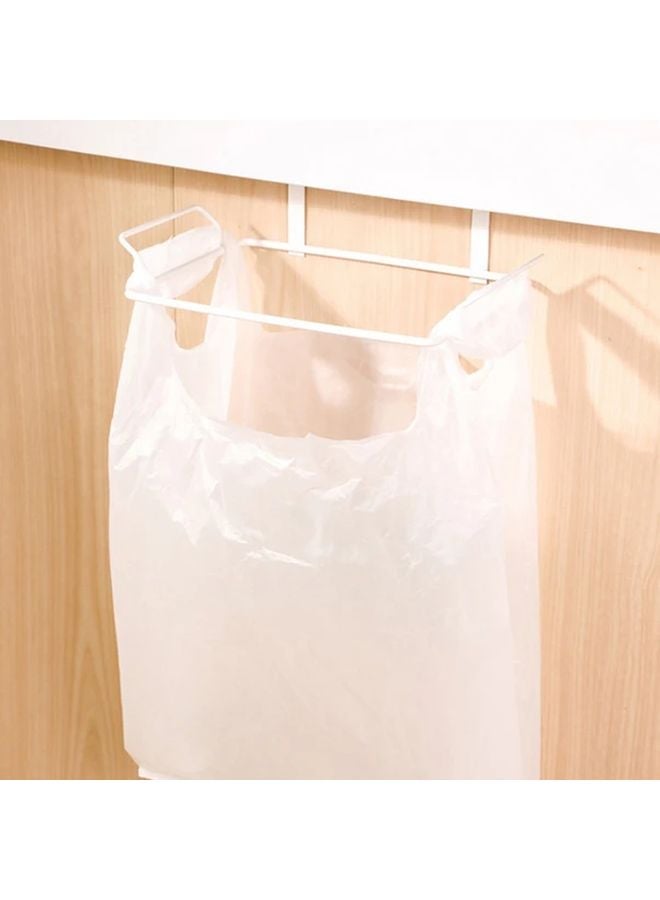 Black Iron Kitchen Garbage Bag Holder Hook Large Diameter Durable Easy Install Cabinet Door - Image 5