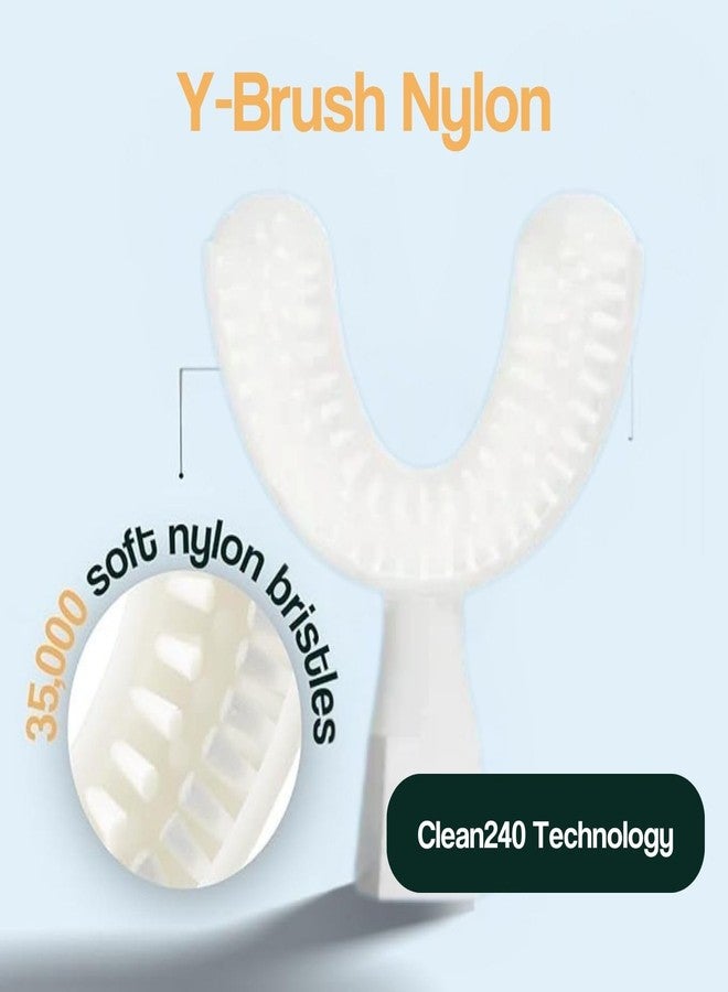Y-Brush New Clean240 Brush Head (Replacement) - Adult 12+ (Brush Head for Ultra, Essential, DuoBrush - White) Y-Shaped Brush - Flexible - to Be Replaced Every 4 Months - Image 5