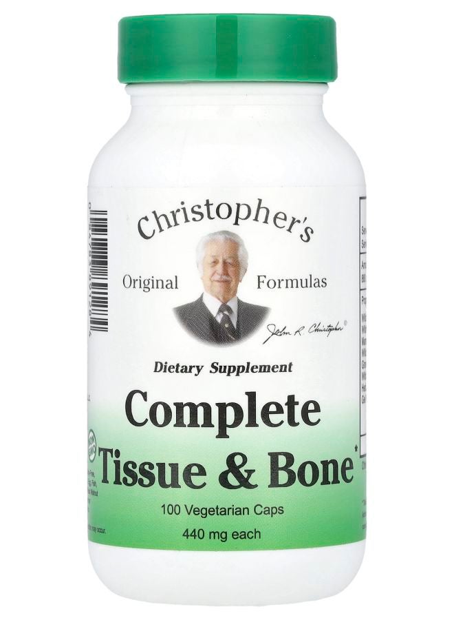 Christopher's Original Formulas مكمل الأنسجة والعظام 440 ملغ 100 كبسولة نباتية