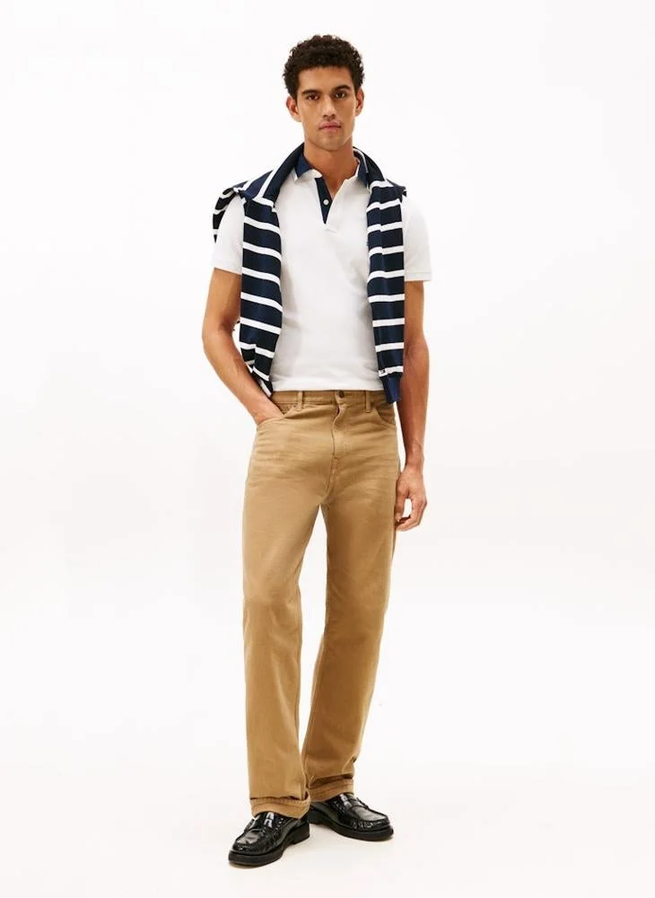 TOMMY HILFIGER  Pique Grafic Collar Polo for Men | Best Price UAE