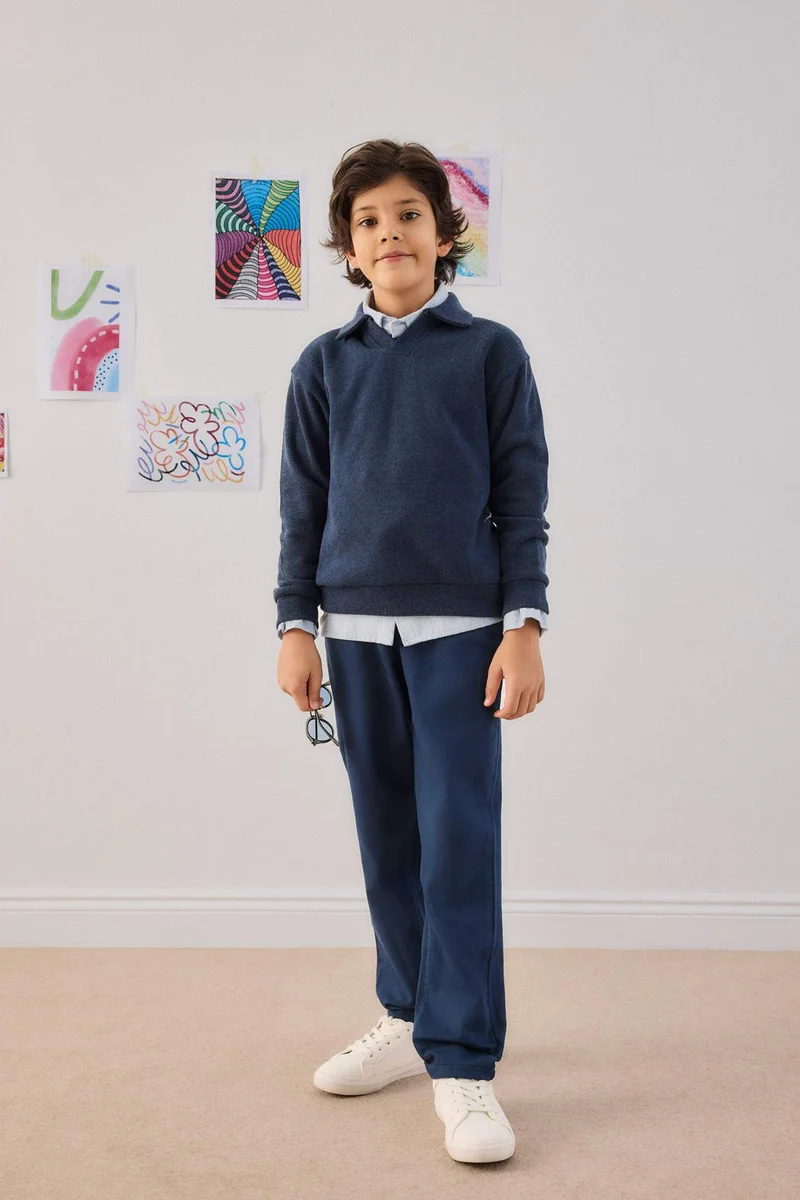 ديفاكتو Boy Straight Fit Straight Leg Jeans