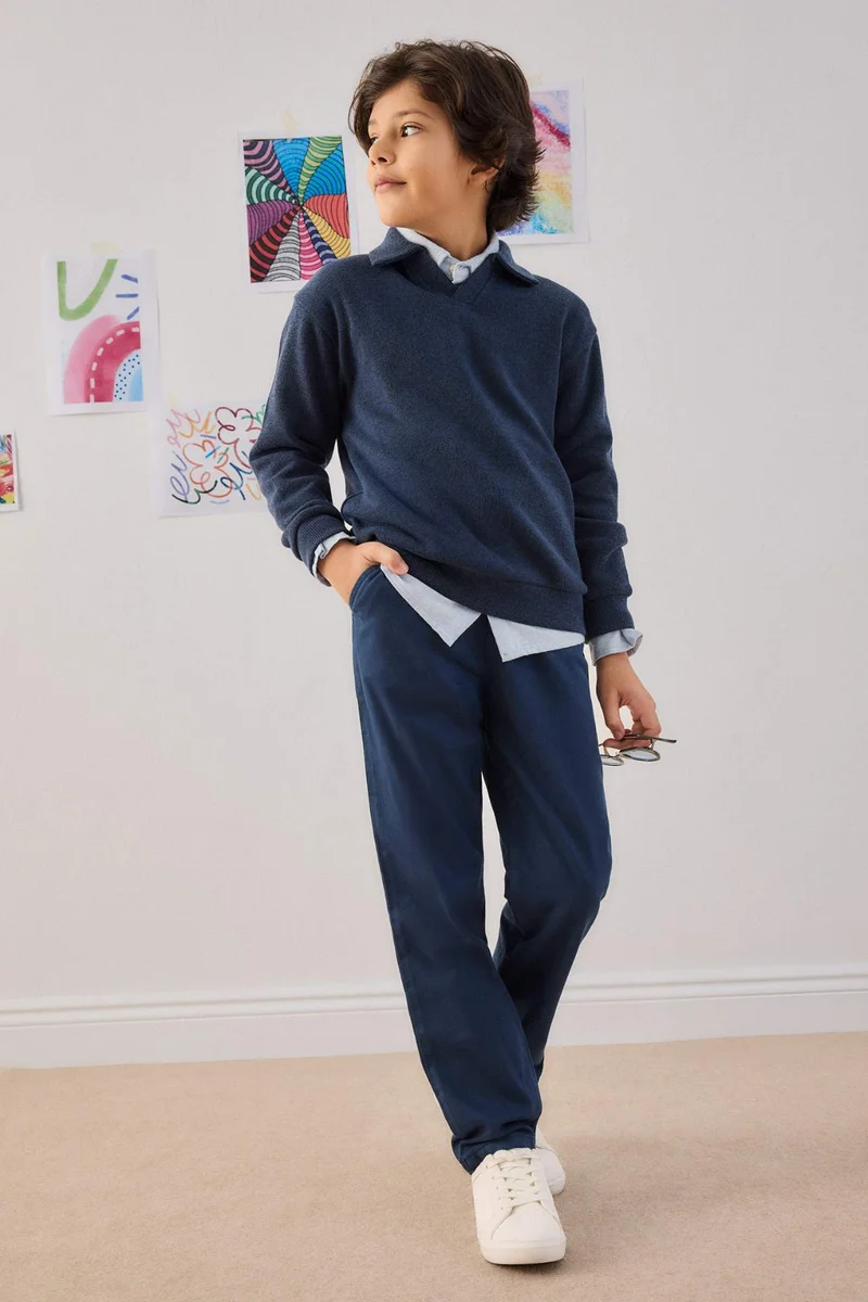 ديفاكتو Boy Straight Fit Straight Leg Jeans