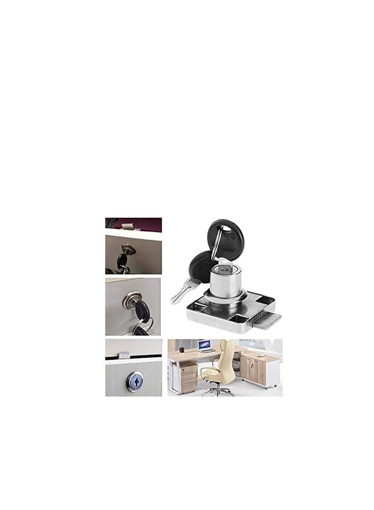 KNP Drawer Lock Chrome Plated offers security, durability, and a stylish finish - Image 2