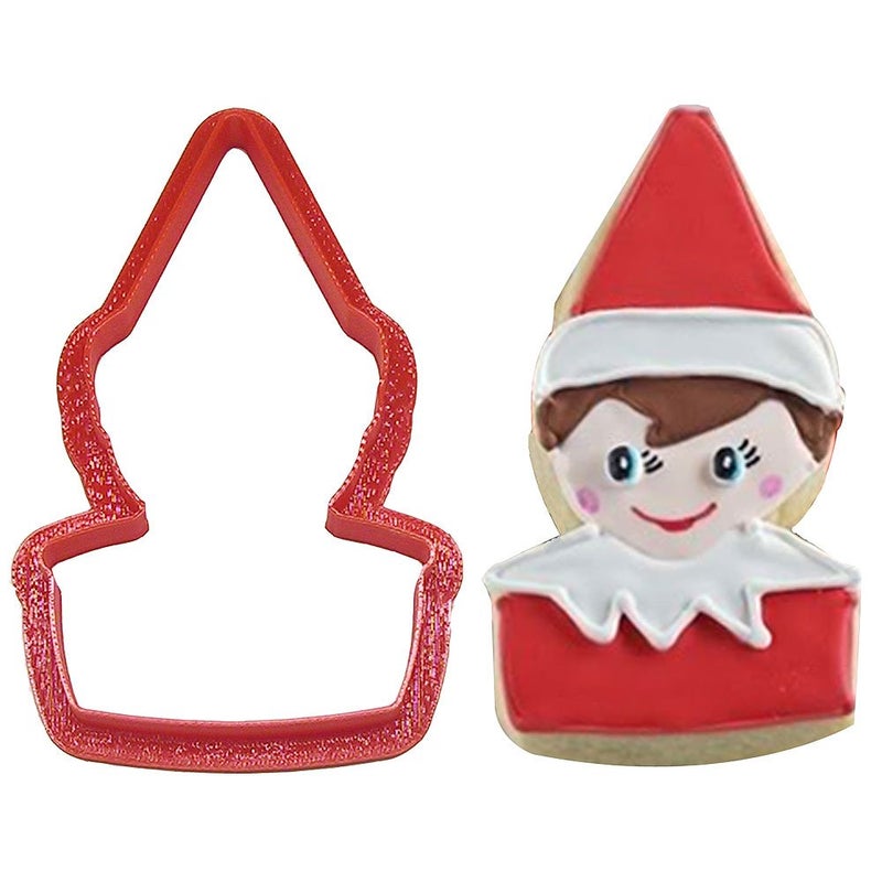 CookieCutter.com Cute Elf Cookie Cutter 4.25 Inch - Hand Made in the USA - Image 2