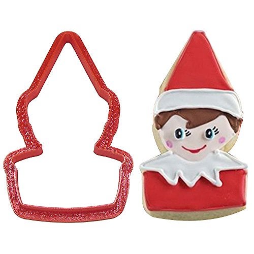CookieCutter.com Cute Elf Cookie Cutter 4.25 Inch - Hand Made in the USA - Image 1