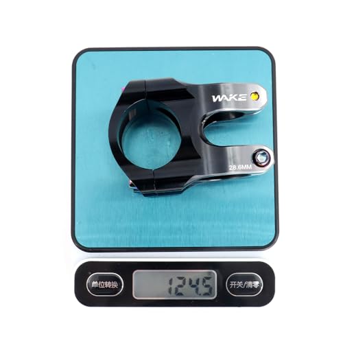 CYSKY 31.8 Stem 35mm 0 Degree MTB Short Stem Mountain Bike Stem Handlebar Riser 1-1/8 for Most Bicycle, Road Bike, MTB, Downhill, BMX, Cycling (Black & Titanium) - Image 3