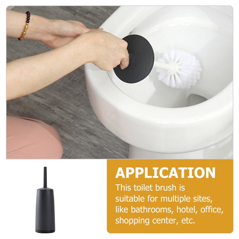🚽 فرشاة حمام مدمجة لتنظيف التشققات والزوايا مصنوعة من مادة ABS متينة - Image 4