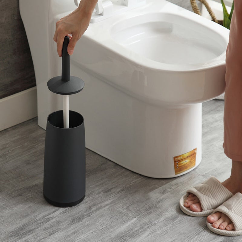 🚽 فرشاة حمام مدمجة لتنظيف التشققات والزوايا مصنوعة من مادة ABS متينة - Image 3