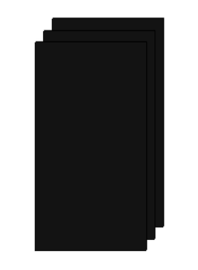 Lakeer A3 Black Mounting Board (Z Black Colour) Pack of 3 Cardstock paper-600 GSM/1mm Thick (Size: 297mm X 420mm) - Image 1