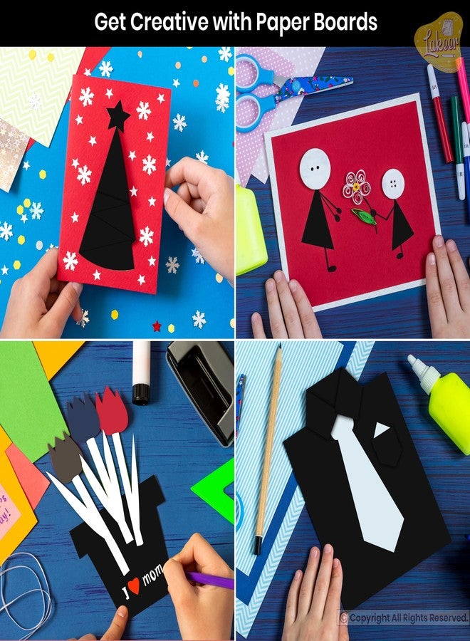 Lakeer A3 Black Mounting Board (Z Black Colour) Pack of 3 Cardstock paper-600 GSM/1mm Thick (Size: 297mm X 420mm) - Image 5