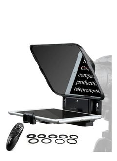 ملقن النصوص Desview T3 Teleprompter للهواتف الذكية / الكمبيوتر اللوحي / كاميرا DSLR مع جهاز التحكم عن بعد يدعم عدسة بزاوية واسعة للفيديو المباشر