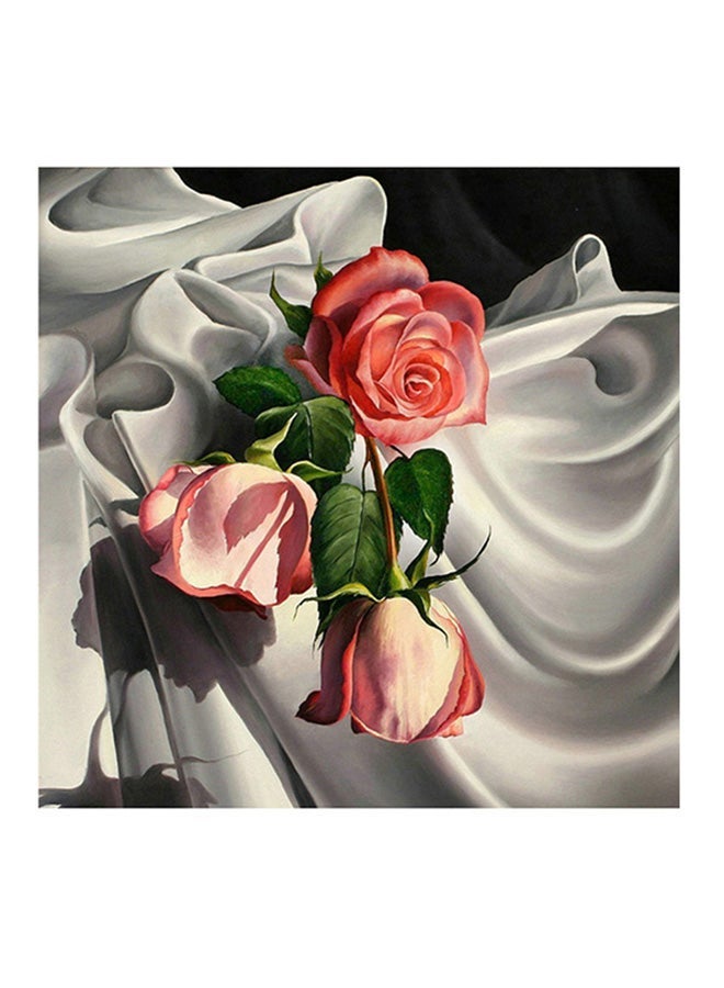 5D DIY Round Diamond Painting Multicolour 30X30X30cm - Image 1