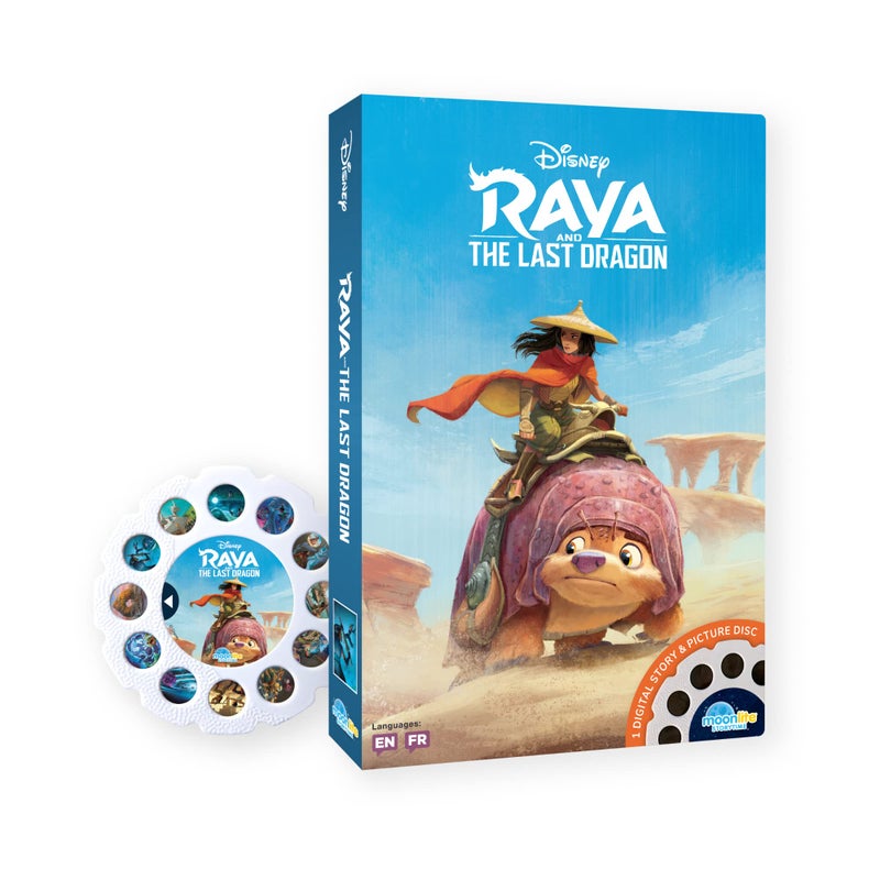 Moonlite Storytime - Disney's Raya Storytime Disc - A Magical Way to Read Together - Projector Sold Separately - Digital Story w/ Sound FX - Learning Gifts for Kids Ages 1 Year & Up - Image 1