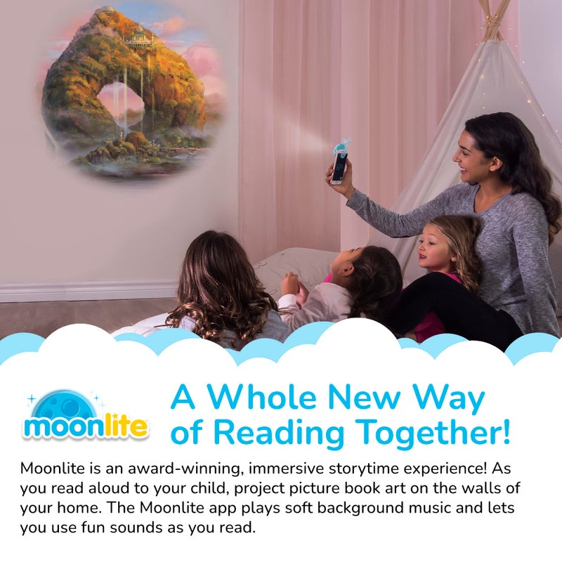 Moonlite Storytime - Disney's Raya Storytime Disc - A Magical Way to Read Together - Projector Sold Separately - Digital Story w/ Sound FX - Learning Gifts for Kids Ages 1 Year & Up - Image 3