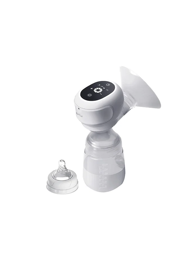 نورتر Pack Of 2 Electric Breast Pump Wearable Portable And Efficient Wireless Breast Pump Lcd Display Small And Light Weight Extractor Gifts For New Mom Milk Suction White 180Ml