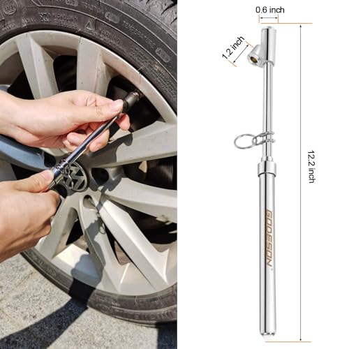 GODESON Dual Head Tire Pressure Gauge,Heavy Duty Tire Pressure Gauge Range 10-150PSI; 1-10Bar,Dual Head Truck Air Pressure Gauge (Pack of 2) - Image 3