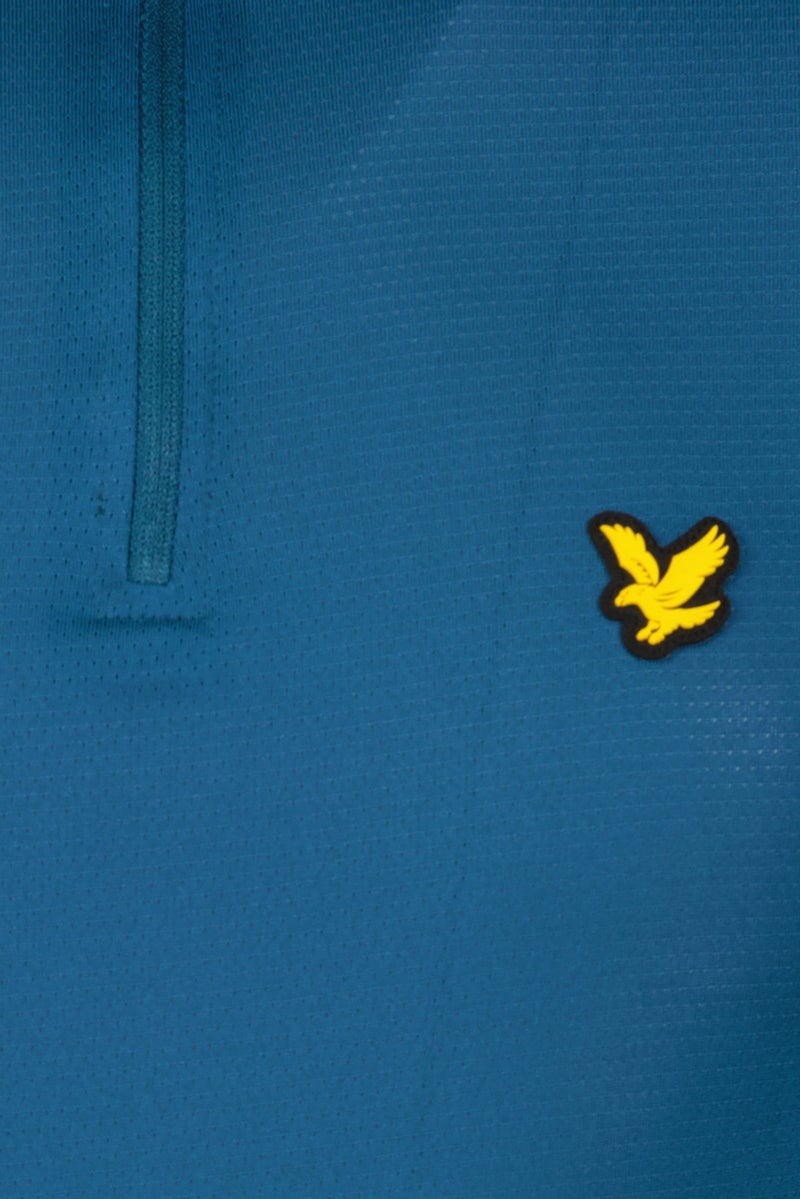Lyle & Scott Men Sportswear Fit Long Sleeve Training Jersey, Petrol - Image 5